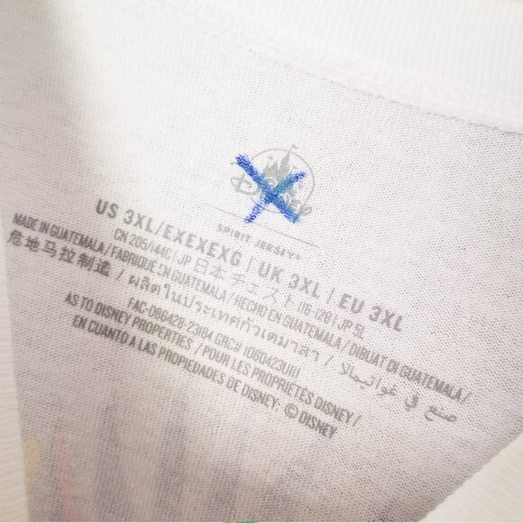 NEW Disney Encanto Spirit Jersey Time to Shine Graphic Unisex Top Plus 3XL White - Picture 11 of 16